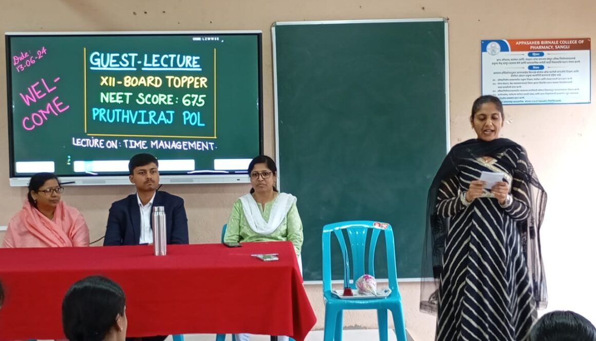 Guidance session by Pruthviraj Pol who scored 675 out of 720 in NEET exams 2024.